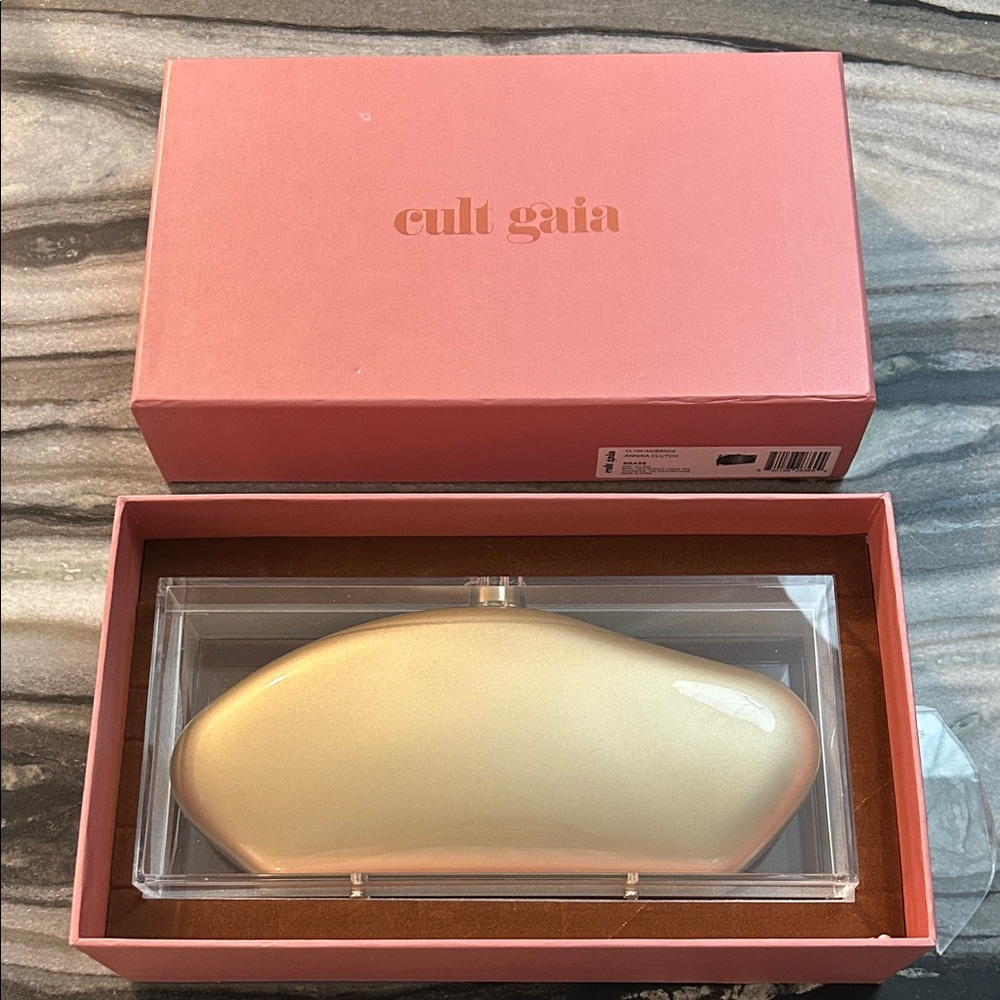 Cult Gaia Gold Clutch